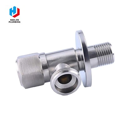 Zanglamaydigan po'latdan yasalgan burchakli valf